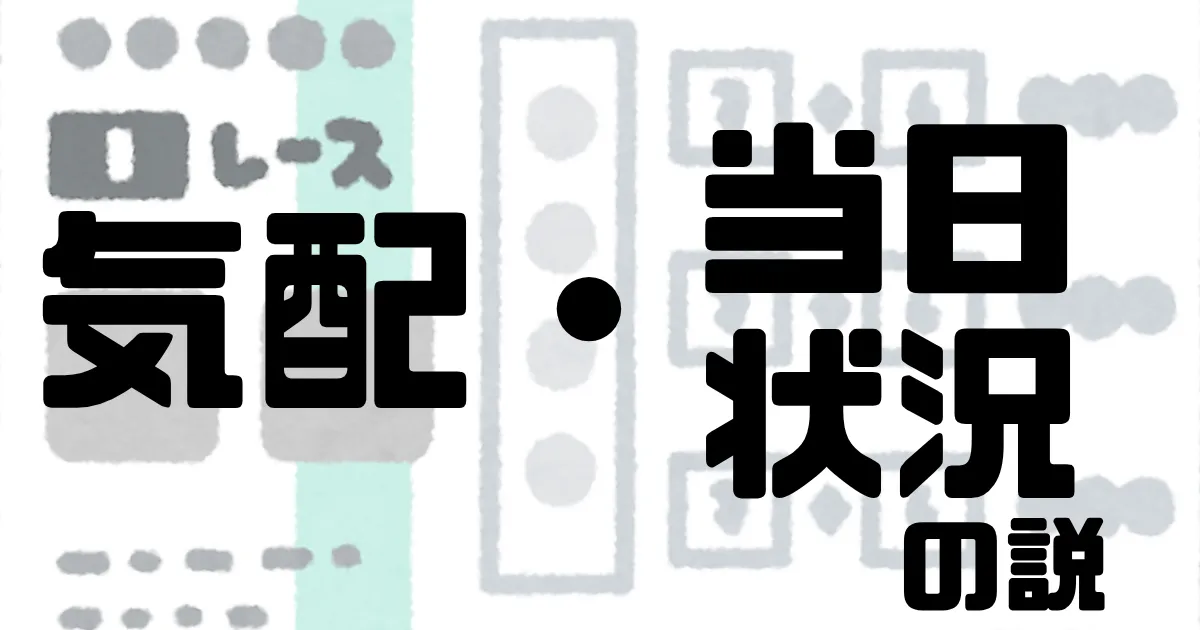 カテゴリ３：気配・当日状況の説